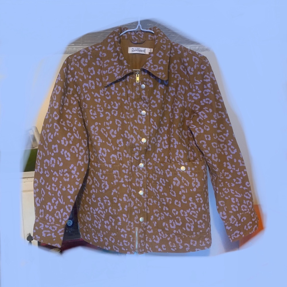 *Rare Find* Rachel Antonoff Lizzie Jacket in Lavender Leopard